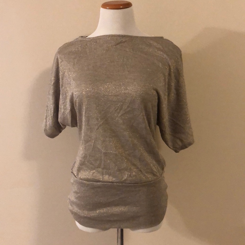 Forver21 Gold shimmery top